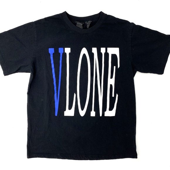 VLONE Shirts Vlone Snake X Shape Black Tshirt Short Sleeve